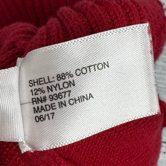 St. John's Bark Red Cable Knit Dog Sweater Size Medium - Picture 7 of 9